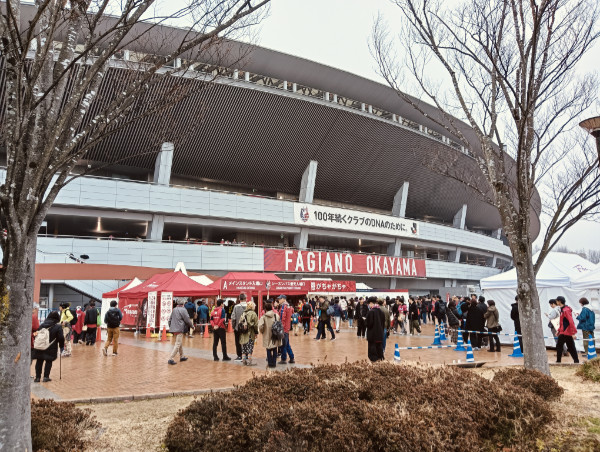 ファジアーノ岡山ホームスタジアムJFE晴れの国スタジアム